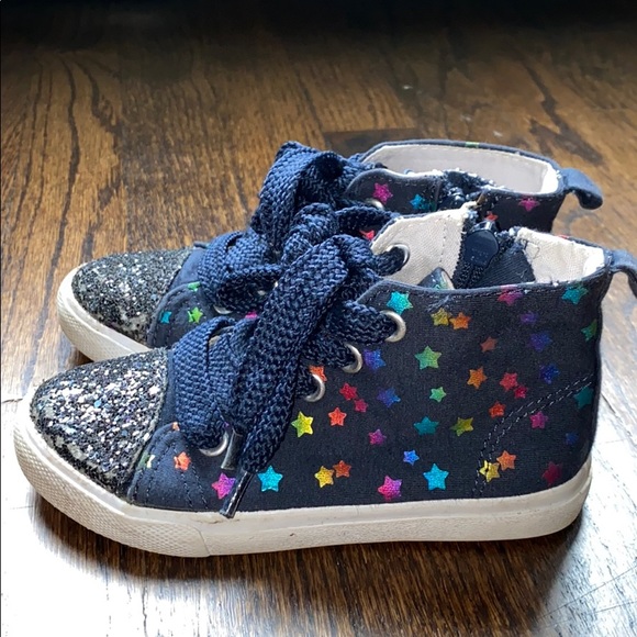 Cat & Jack Other - Little kid high top sneakers with zippers